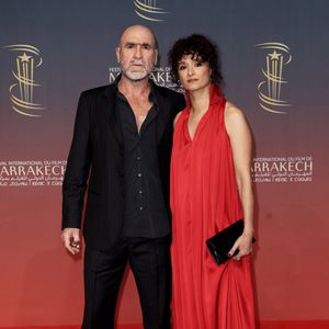 Eric Cantona et sa femme Rachida Brakni - 21ème Festival du film de Marrakech au Maroc le 1er décembre 2024. © Dominique Jacovides/Bestimage