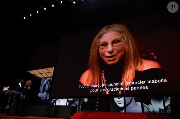Eye Haïdara, Isabelle Huppert, Barbra Streisand - Cérémonie de clôture du 79ème Festival International du Film de Cannes, le 23 mai 2026. © Borde-Jacovides-Moreau / Bestimage