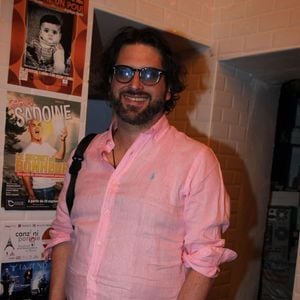 Exclusif - Jacob Bourguignon (fils d'Anémone) - Générale de la pièce "Théâtre à vendre" à la Divine Comédie à Paris le 23 avril 2026.
© Philippe baldini / Bestimage