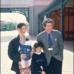 Marie Sophie L. et Claude Lelouch à Paris en 1992. ©Bestimage