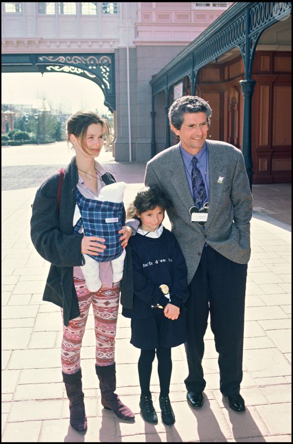 Marie Sophie L. et Claude Lelouch à Paris en 1992. ©Bestimage