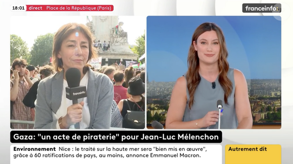 Une journaliste de franceinfo connaît une altercation avec un homme en direct à Paris.