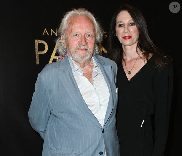 Exclusif - Niels Arestrup et sa femme Isabelle Le Nouvel - Photocall pour la conférence spectacle "An evening with Al Pacino" à la salle Pleyel à Paris le 25 avril 2023.

© Coadic Guirec / Bestimage