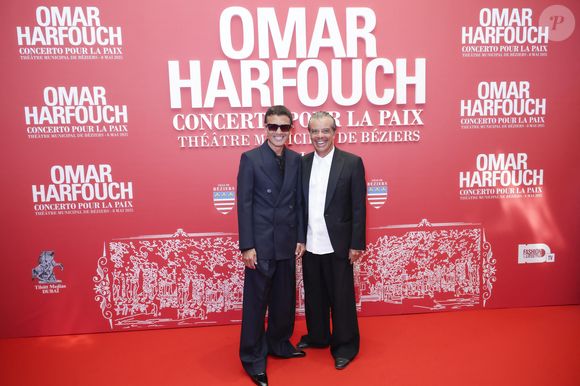 Exclusif - Omar Harfouch et son frère Walid Harfouch - Concerto pour la paix de Omar Harfouch au théâtre de Béziers le 8 mai 2025 © Jack Tribeca / Bestimage