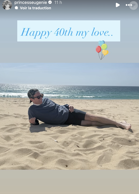 Story Eugénie d'York Mai 2026 Instagram