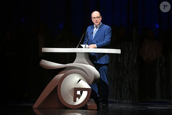 Le prince Albert II de Monaco et la princesse Charlene ont célébré les 25 ans du Grimaldi Forum et inauguré l'extension de l'espace d'exposition accompagné par M. Pierre André Chiappori représentant le ministre d'Etat de la Principauté, M. Henri Fissore, le président du Grimaldi, et de Mme Sylvie Biancheri, la directrice générale, à Monaco le 16 janvier 2025 © Bruno Bebert/Bestimage