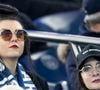 "J'ai découvert avec stupeur hier soir la campagne particulièrement calomnieuse lancée à mon encontre sur les réseaux sociaux par mon ancienne compagne."

Hoshi et Gia Martinelli - Célébrités dans les tribunes de la 8ème de finale de la coupe de France de football entre le PSG contre Brest (3-1) au Parc des Princes à Paris. © Cyril Moreau/Bestimage