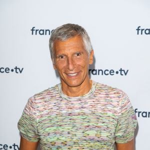 Nagui lors du photocall dans le cadre de la conférence de presse de France Télévisions au Pavillon Gabriel à Paris, France, le 24 août 2021. © Pierre Perusseau/Bestimage