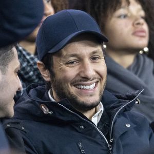 Vianney - People dans les tribunes du match de Ligue 1 Uber Eats "PSG-Lille" (3-1) au Parc des Princes à Paris le 10 février 2024. © Cyril Moreau/Bestimage