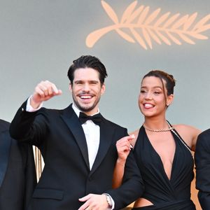François Civil, Adèle Exarchopoulos - Montée des marches du film « L’amour ouf » lors du 77ème Festival International du Film de Cannes, au Palais des Festivals à Cannes. Le 23 mai 2024 © Bruno Bebert / Bestimage