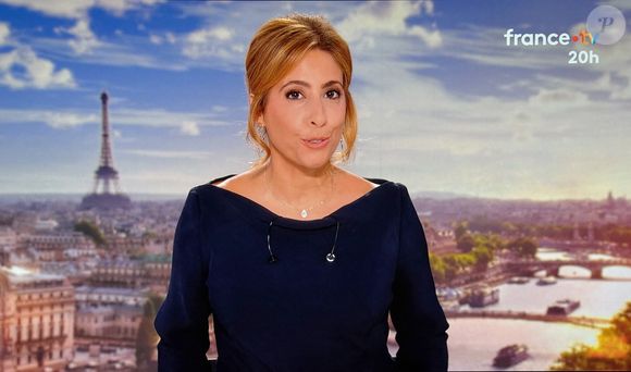 Captures d'écran - Léa Salamé présente son premier journal de 20 heures sur France 2  le 1er septembre 2025. 

© Alain Guizard / Bestimage