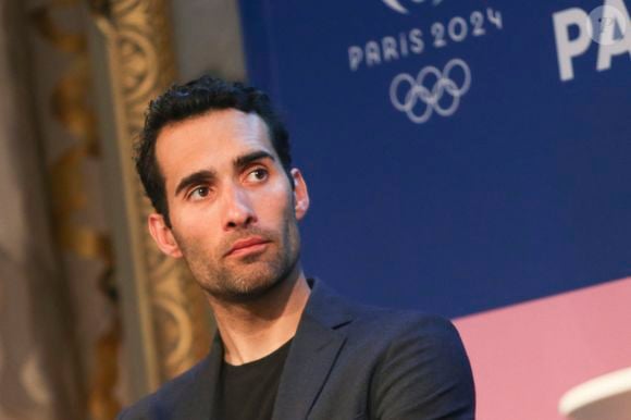 Martin Fourcade - Conférence de presse "Paris fête les Jeux" à Paris le 23 avril 2024. Michael Baucher / Panoramic / Bestimage