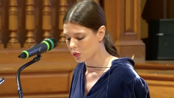 Discours de Charlotte Casiraghi en hommage à son amie Anne Dufourmantelle lors des rencontres philosophiques de Monaco en 2018