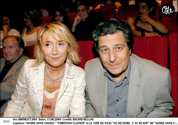 Une enfant que la star de comédie a eue avec Christian Clavier, son partenaire du Splendid et de vie durant plusieurs décennies

Marie-Anne Chazel et Christian Clavier à la première du film "Au secours, j'ai 30 ans" le 17/06/2004 au Gaumont ambassade des Champs-Élysées à Paris. Crédit Rachid Bellak / Bestimage