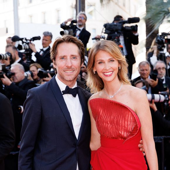 Mathieu Vergne et sa femme Ophélie Meunier - Montée des marches du film " Mission Impossible : The Final Reckoning " lors du 78ème Festival International du Film de Cannes, au Palais des Festivals à Cannes. Le 14 mai 2025
© Jacovides-Moreau / Bestimage