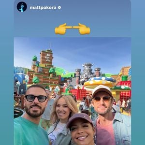 Matt Pokora a publié un selfie où l’on voit les deux couples ensemble, montrant leur complicité.

Christina Milian a partagé une image de son séjour aux studios Universal.