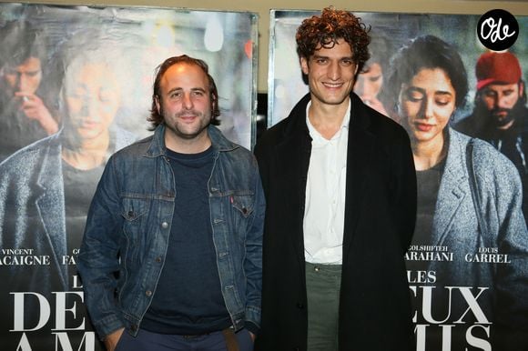 Vincent Macaigne et Louis Garrel à l'avant-première du film "Les Deux Amis" au cinéma UGC Ciné Cité des Halles à Paris, le 22 septembre 2015. Christophe Clovis / Bestimage