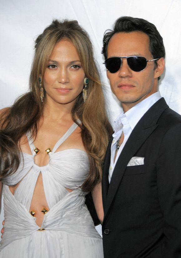 Jennifer Lopez et son ex-mari Marc Anthony. Photo par FAME PICTURES / BESTIMAGE