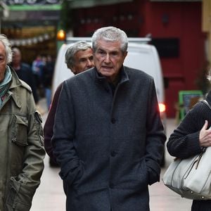 Didier Barbelivien et Claude Lelouch durant les obsèques de Francis Lai, le compositeur et musicien niçois spécialiste de musique de films et de chansons, à l'église Sainte Réparate à Nice le 14 novembre 2018. © Bruno Bebert / Bestimage