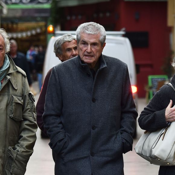 Didier Barbelivien et Claude Lelouch durant les obsèques de Francis Lai, le compositeur et musicien niçois spécialiste de musique de films et de chansons, à l'église Sainte Réparate à Nice le 14 novembre 2018. © Bruno Bebert / Bestimage