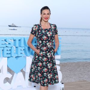 Helena Noguerra - Photocall de la soirée au "Neptune" lors du 64ème Festival de Télevision de Monte Carlo le 14 juin 2025. © Denis Guignebourg / Bestimage