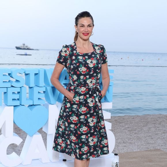 Helena Noguerra - Photocall de la soirée au "Neptune" lors du 64ème Festival de Télevision de Monte Carlo le 14 juin 2025. © Denis Guignebourg / Bestimage