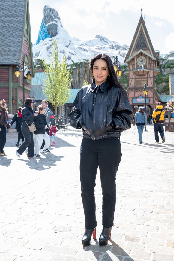 Hafsia Herzi - Inauguration du village de la Reine des Neiges sur le site de Disneyland Paris à Marne-la-Vallée le 28 mars 2026. © Disneyland Paris via Bestimage