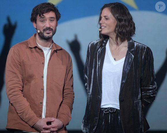 Exclusif -Jérémy Frérot, Laure Manaudou - Surprises - Enregistrement de l'émission "La Chanson secrète 11" à Paris, diffusée le 24 juin sur TF1.  © Cyril Moreau / Bestimage