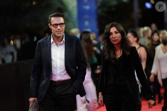 Nicolas Bedos et Nathalie Benoin au 3ème festival Cineroman le 20 octobre 2021 à Nice, France. Photo par Lucie Choquett/ABACAPRESS.COM