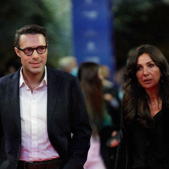 Nicolas Bedos et Nathalie Benoin au 3ème festival Cineroman le 20 octobre 2021 à Nice, France. Photo par Lucie Choquett/ABACAPRESS.COM