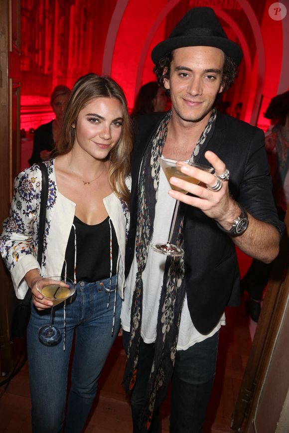 Margaux Avril et Leo Lanvin assistant au lancement des nouveaux parfums Zadig & Voltaire à Paris, France, le 9 juin 2016. Photo by Jerome Dominé/ABACAPRESS.COM
