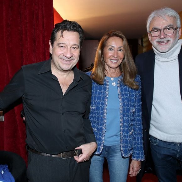 Exclusif - Laurent Gerra, Nicole Coullier et Pascal Praud - Célébrités au spectacle « Laurent Gerra se met à table ! », à savourer au Casino de Paris, à Paris, France, le 10 Décembre 2024. 

© Bertrand Rindoff / Bestimage