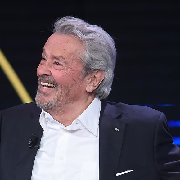 Alain Delon, invité de l'émission télé "Che tempo che fa" à Milan en Italie le 25 mars 2018. SGP / BESTIMAGE