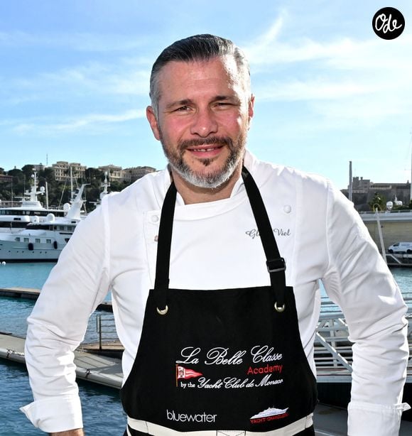 Glenn Viel, le chef triplement étoilés, durant le Monaco Superyacht Chef Competition au Yacht Club de Monaco. © Bruno Bbert/Bestimage
