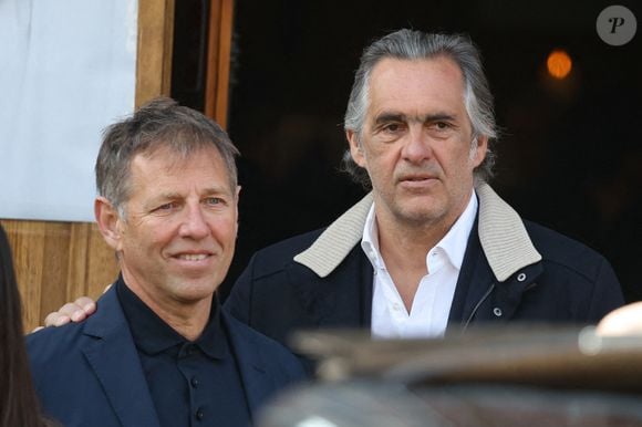Emmanuel Chain - Arrivées aux obsèques de Bruno Salomone en l'église Sainte-Anne de Polangis de Joinville-le-Pont (Val-de-Marne) le 23 mars 2026. © Cyril Moreau - Dominique Jacovides / Bestimage