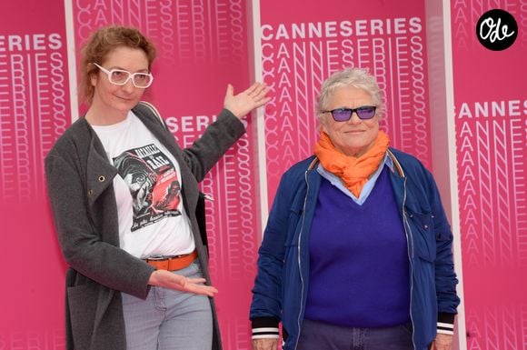 Corinne Masiero et Josée Dayan lors du festival "Canneseries" à Cannes, le 9 avril 2018.

© Rachid Bellak/Bestimage