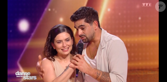 Lucie Bernardoni et Christophe Licata lors du prime 3 de "Danse avec les stars 2026" sur TF1 le 13 février 2026.