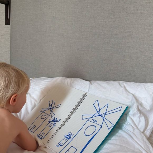 Léo, le fils de Cyril Lignac immortalisé sur Instagram (Capture d'écran).