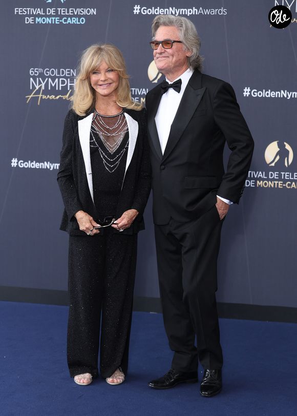 Goldie Hawn et Kurt Russell lors de la cérémonie de clôture du 65e Festival de télévision de Monte-Carlo, le 16 juin 2026.

© Denis Guignebourg / Bestimage