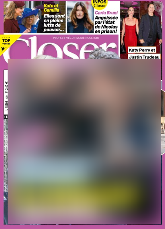 Couverture du magazine Closer