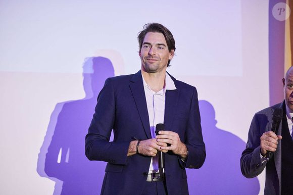 Exclusif - Camille Lacourt - Soirée de la première édition du "You Care Charity Gala" en faveur de la cause animale et de l'environnement au Cercle Interalliée à Paris. Le 3 décembre 2024.   © Cyril Moreau/Bestimage