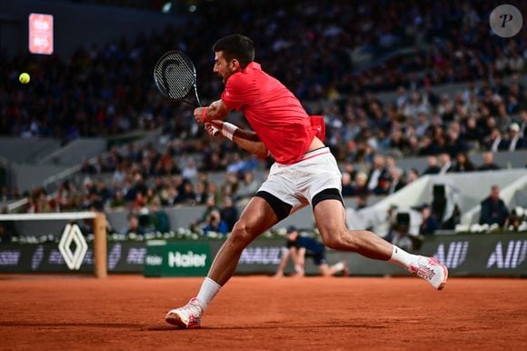 Novak Djokovic ( Serbia ) during the 2025 French Open at Roland Garros on Juin 04, 2025 in Paris, France. © Dante Badano / PSNewz /Bestimage