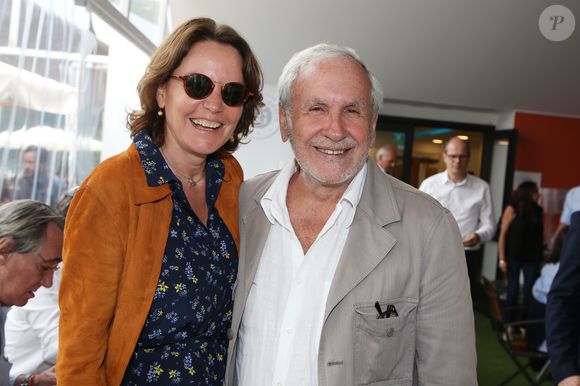 Cendrine Dominguez et Patrice Laffont à la 26ème édition du Trophée des personnalités en marge des Internationaux de Tennis de Roland Garros à Paris, le 5 juin 2018.

© Denis Guignebourg / Bestimage