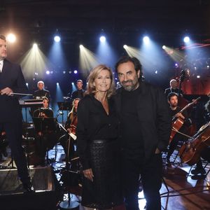Exclusif - Claire Chazal, André Manoukian lors de l'enregistrement de l'émission "Le Grand Echiquier, Spéciale Afrique", présentée par C.Chazal et A.Manoukian et diffusée le 28 août 2025 sur France 2, à Paris, France, le 14 septembre 2024. © Jack Tribeca/Bestimage