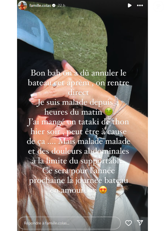 Delphine Colas (Familles nombreuses) : Son week-end en amoureux avec son chéri Olivier tourne mal.