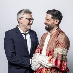Exclusif - Laurent Ruquier et son compagnon Hugo Skliris (Manos) - Studio - Enregistrement de l'émission "La chanson secrète", présentée par N.Aliagas et diffusée le 29 décembre sur TF1
© Guillaume Gaffiot-Cyril Moreau / Bestimage
