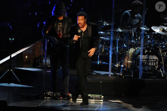 Lionel Richie en concert au Zenith de Paris le 28 Novembre 2012. @LIONEL URMAN  / BESTIMAGE