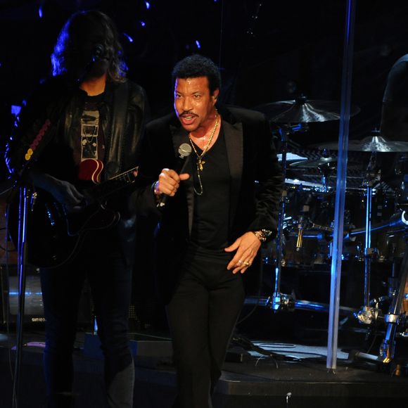 Lionel Richie en concert au Zenith de Paris le 28 Novembre 2012. @LIONEL URMAN  / BESTIMAGE