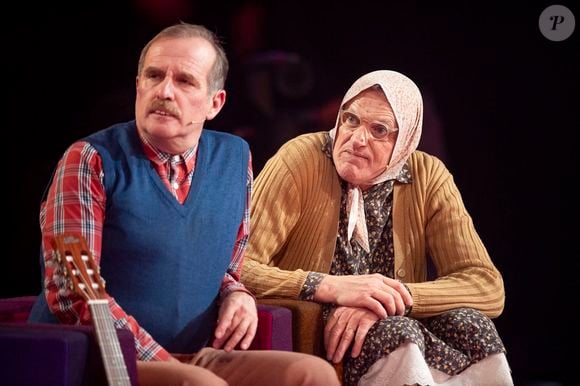 Exclusif - Les Bodin's (Vincent Dubois et Christian Fraiscinet) lors de l'enregistrement de l'émission "Famille je vous aime" présentée par Michel Drucker et qui sera diffusée le vendredi 29 mai sur France 3, à Paris, France, le 4 décembre 2025. © Gaffiot-Perusseau/Bestimage