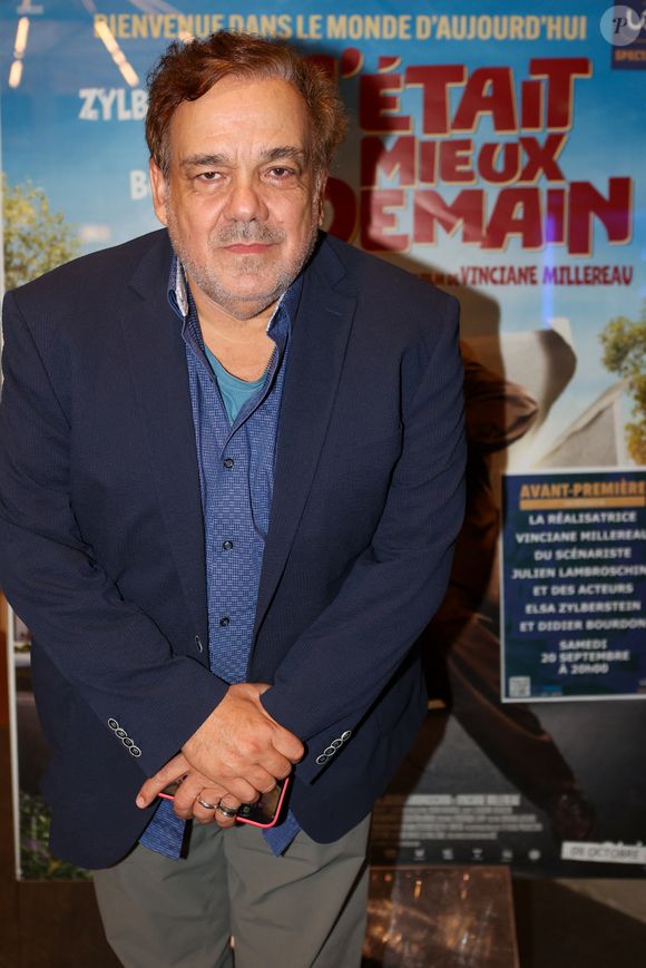 Exclusif - Didier Bourdon - Avant-première du film "C'était mieux demain" à l'UGC Ciné-Cité Gambetta de Bordeaux le 21 septembre 2025. © Jean-Marc Lhomer/Bestimage